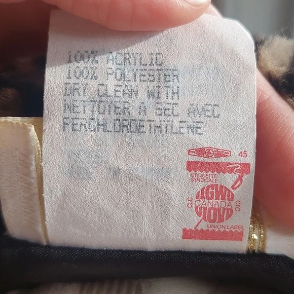 Cache Leopard & black skirt & jacket two-piece suit union made vintage size Med - Picture 7 of 16